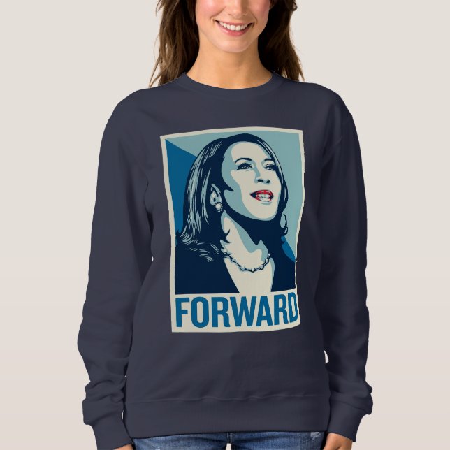 SWEATSHIRT KAMALA HARRIS EN AVANT (Devant)