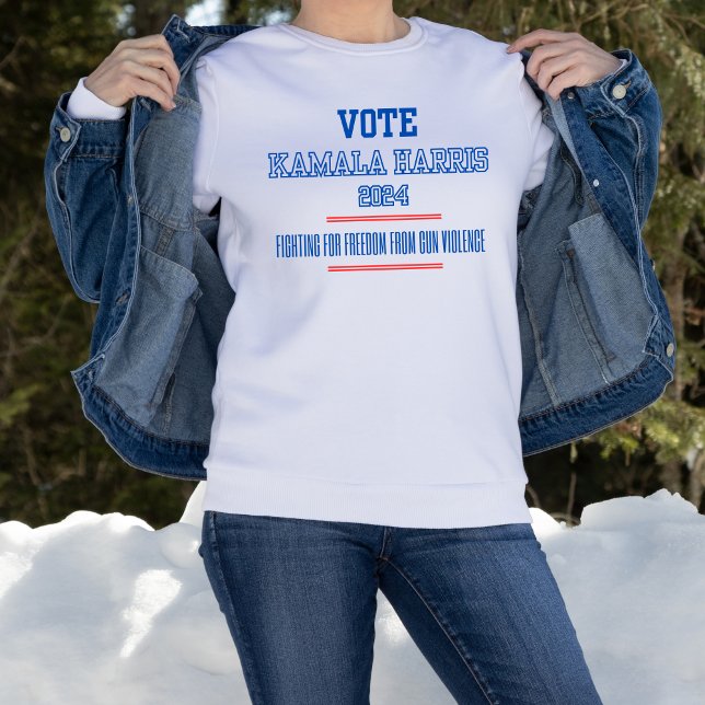 Sweatshirt Kamala Harris libéré de la violence armée (Créateur téléchargé)