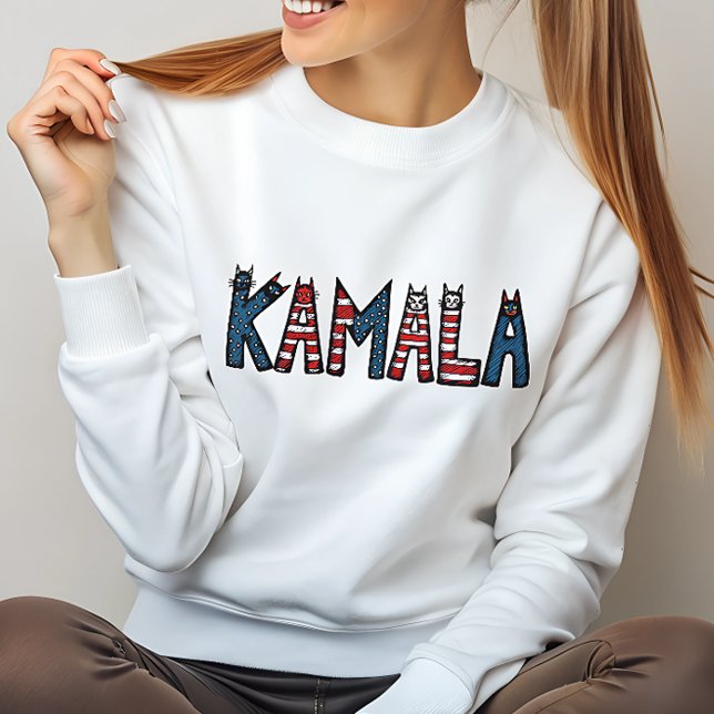 Sweatshirt Kamala Harris pour le président 2024 (Créateur téléchargé)