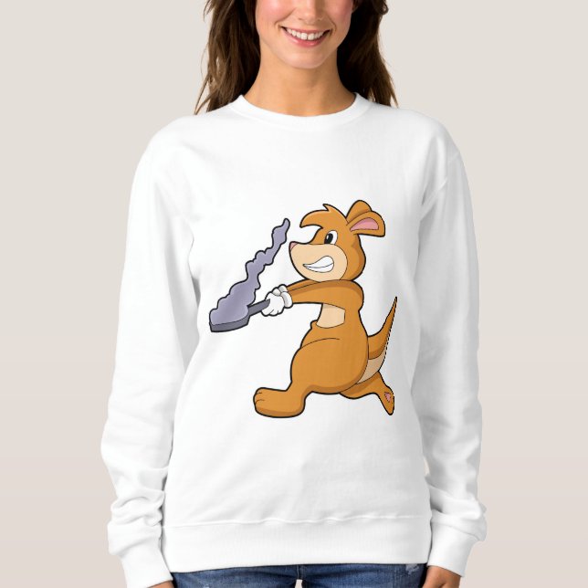 Sweatshirt Kangaroo as Cook (Devant)