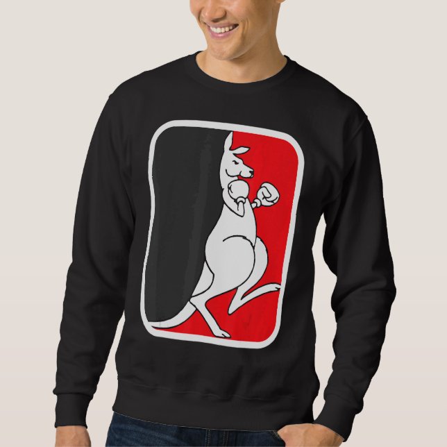 Sweatshirt Kangaroo Box Style Australie Outback Kangaroos Ret (Devant)