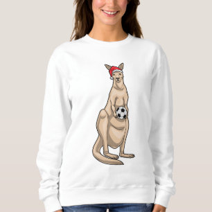 Sweatshirt Kangaroo Christmas Soccer