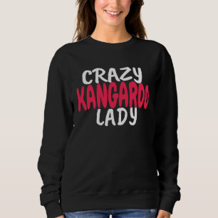 Sweatshirt Kangourou Kangourou folle Dame Kangourou