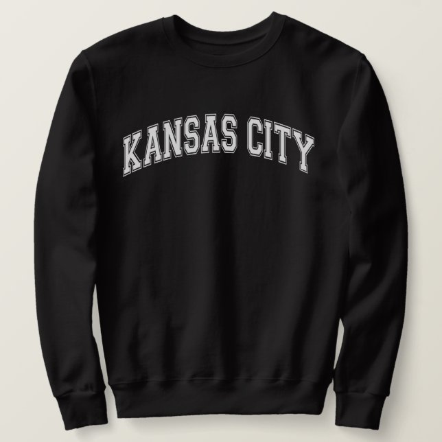 Sweatshirt KANSAS CITY University Style America College (Design devant)