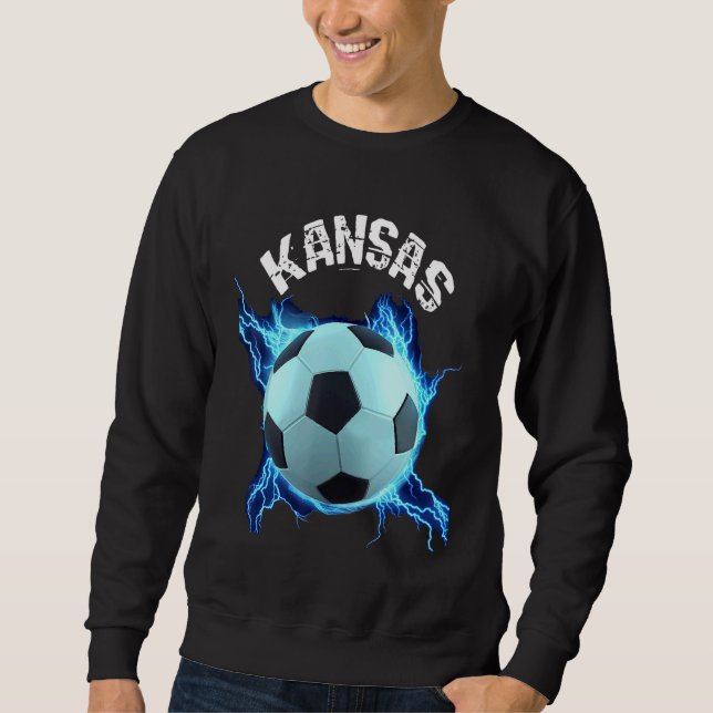 Sweatshirt Kansas Soccer Retro (Devant)