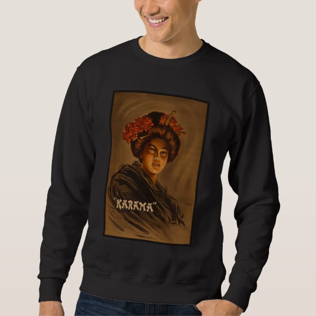 Sweatshirt Karama : Actrice japonaise Romance Geisha (Devant)