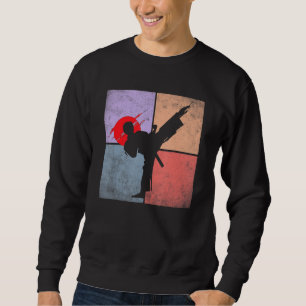 Sweatshirt Karate Bel Karate Silhouette