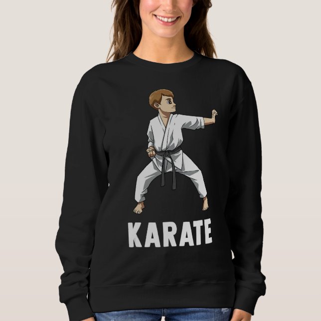 Sweatshirt Karate Boy Kid Karate Mixed martial art (Devant)