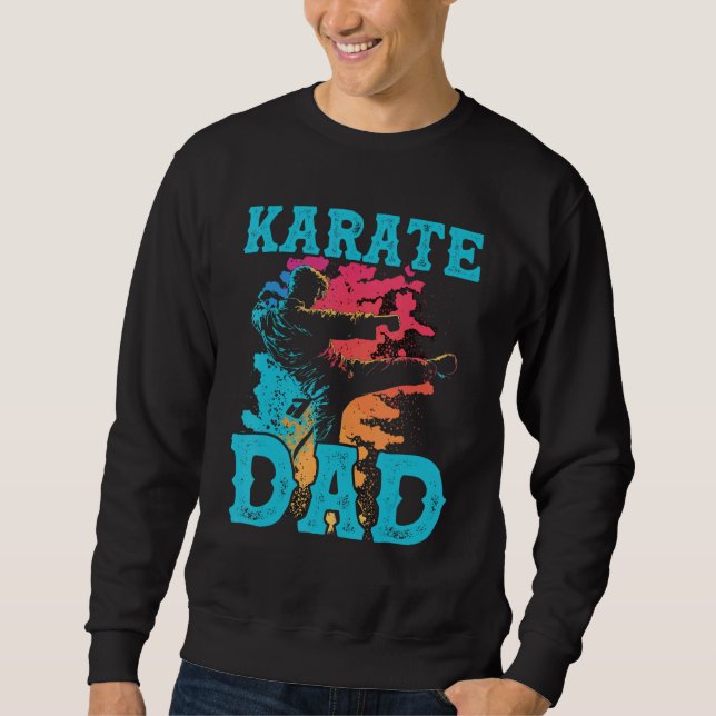 Sweatshirt Karate Dad Best Daddy Ever MMA Martial Artist Fath (Devant)