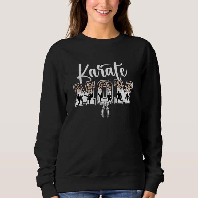 Sweatshirt Karate Maman Karate Mama Karate Mother 1 (Devant)