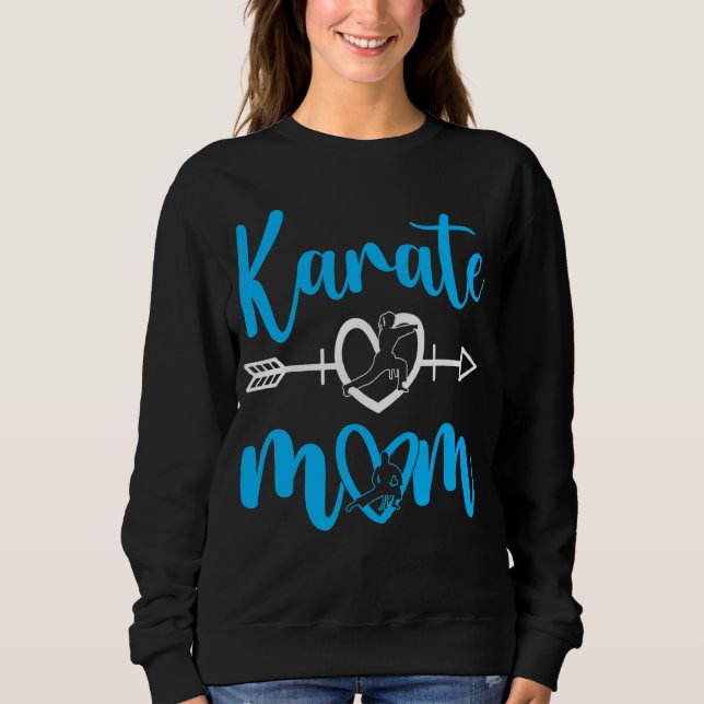 Sweatshirt Karate maman martiale Fils fille (Devant)