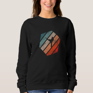 Sweatshirt Karate Rétro De 1990 Avec Sty Vintage En Perturbat