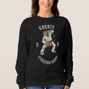 Sweatshirt Karate Tiger Karate Japon Combattre