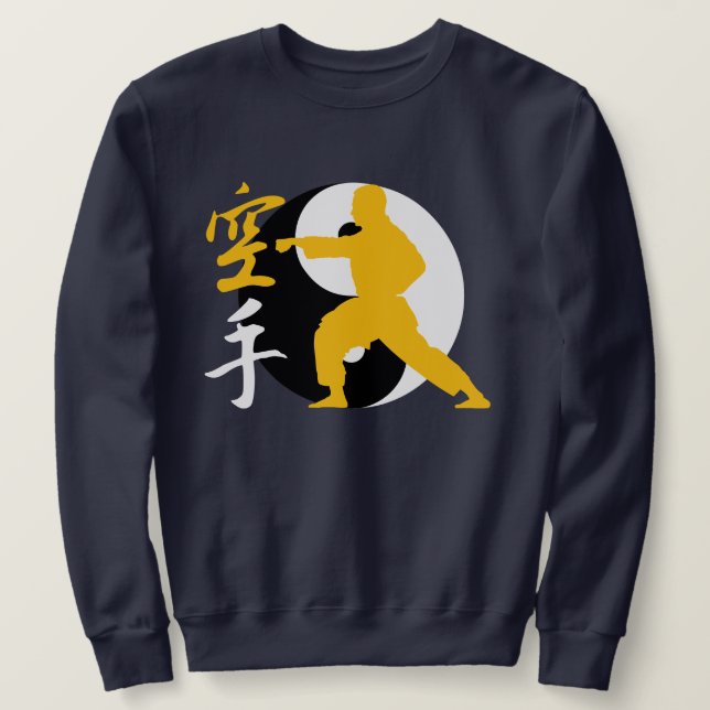 Sweatshirt Karate Warrior (Design devant)