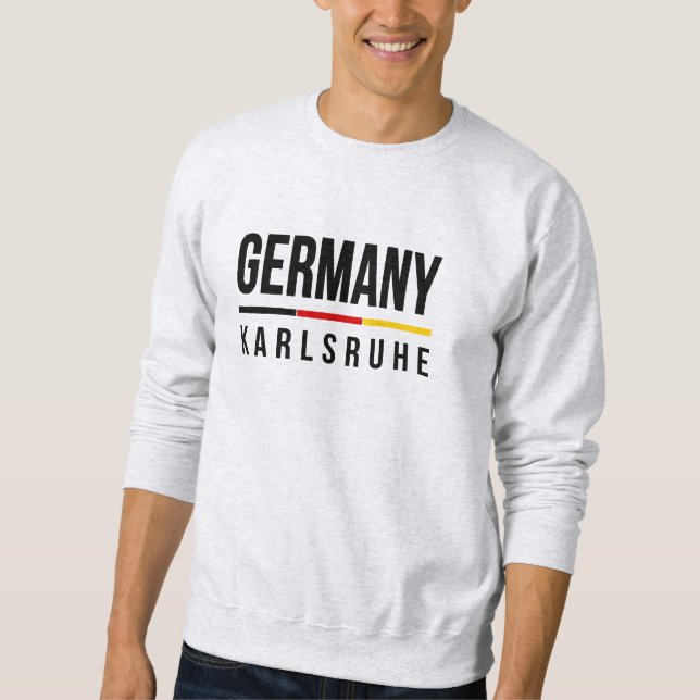 Sweatshirt Karlsruhe Allemagne (Devant)