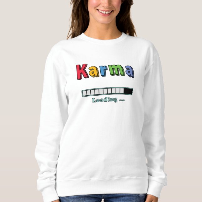 Sweatshirt Karma Chargement... (Devant)