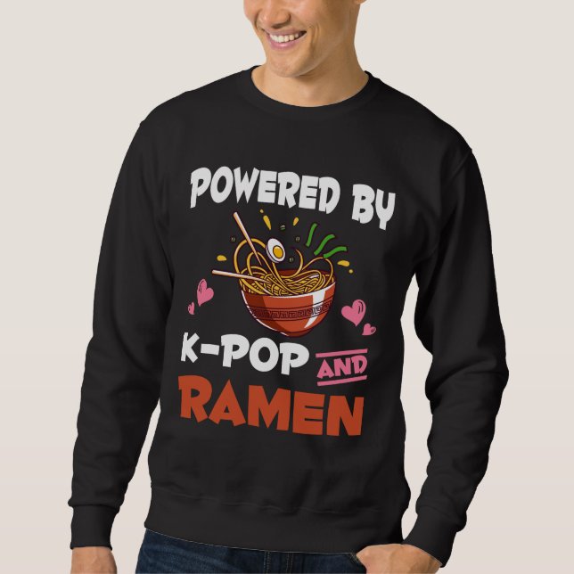 Sweatshirt Kawaii Noodles Kpop et Ramen (Devant)