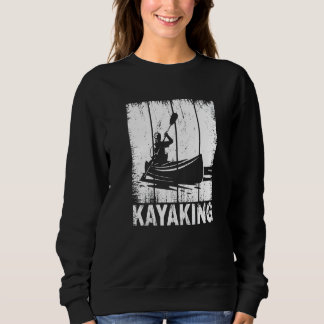 Sweatshirt Kayak Vintage Pour Hommes Femmes Kayak Kayeur 2