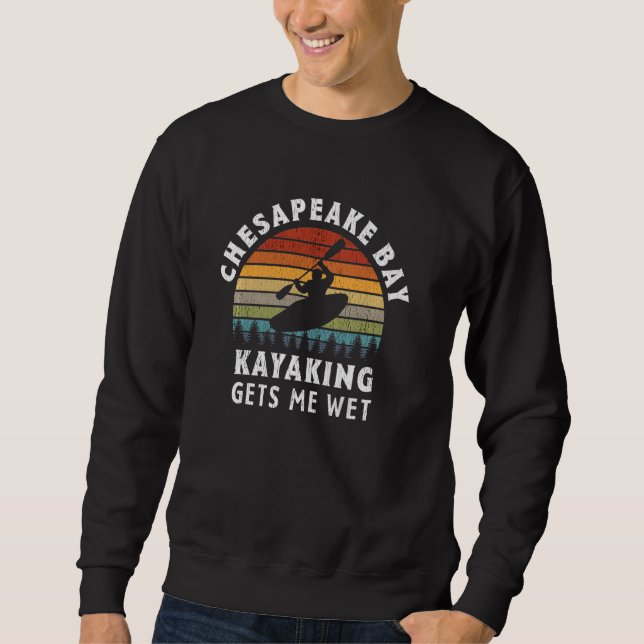 Sweatshirt Kayaking M'Attire De La Bateau Humide (Devant)