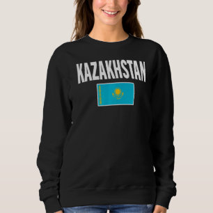 Sweatshirt Kazakhstan Kazakhstan Drapeau Souvenir Premium