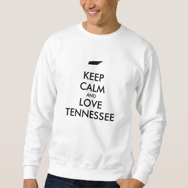 Sweatshirt KEEP CALM et LOVE TENNESSEE (Devant)