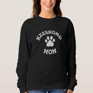 Sweatshirt Keeshond Maman Spitz allemand Chien Bateau néerlan