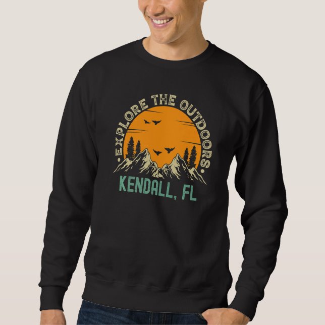 Sweatshirt Kendall, Floride - Découvrez l'extérieur Premium (Devant)