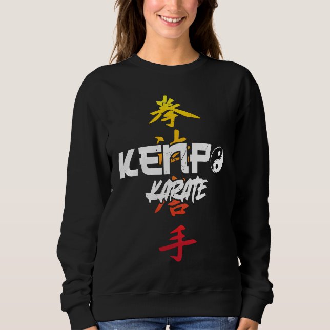 Sweatshirt Kenpo Karate Karate (Devant)