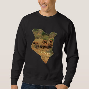 Sweatshirt Kenya avec éléphants Afrique