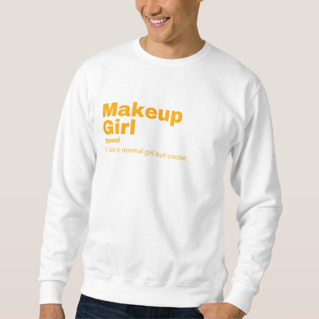 Sweatshirt Keup Girl - Maquillage (Devant)