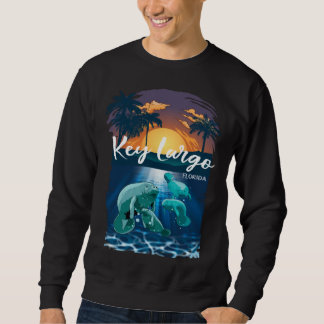 Sweatshirt Key Largo Floride Lamantins  Souvenir de vacances 