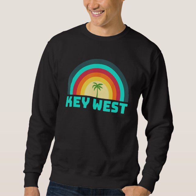 Sweatshirt Key West Florida Beach Tropical Family Group (Devant)