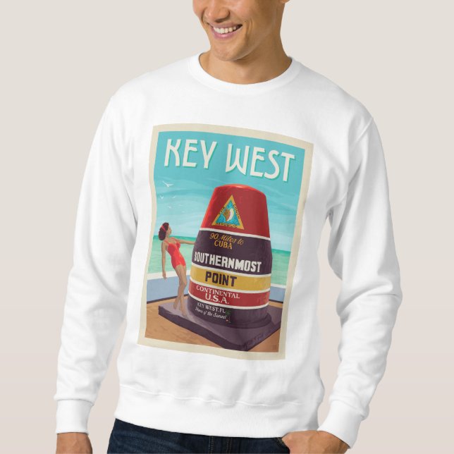 Sweatshirt Key West | Floride (Devant)