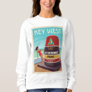 Sweatshirt Key West Floride