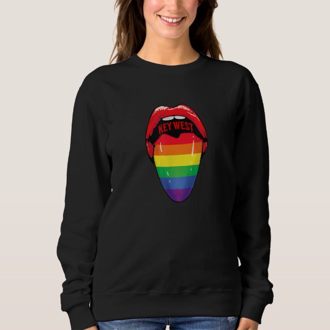 Sweatshirt Key West LGBT Gay Pride Florida Keys LGBTQ  Souven (Devant)