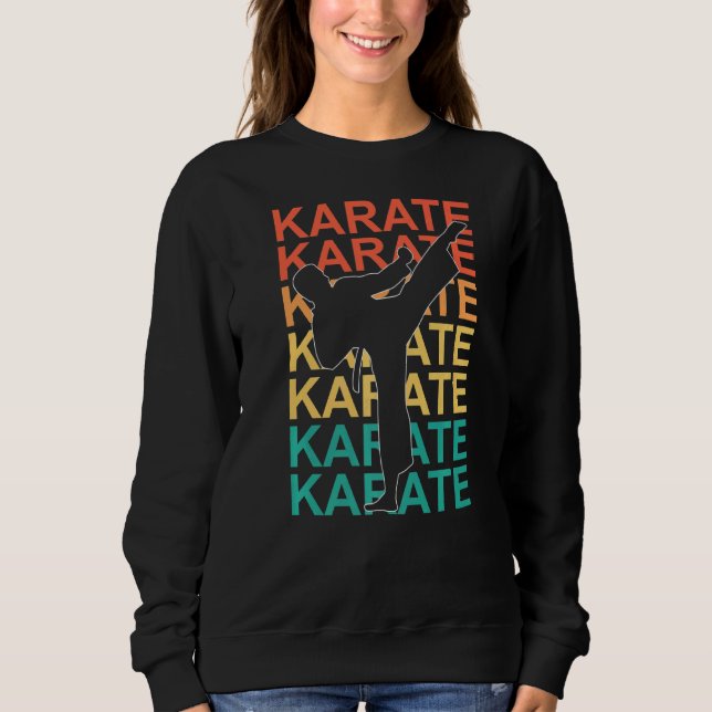 Sweatshirt Kick Karate (Devant)
