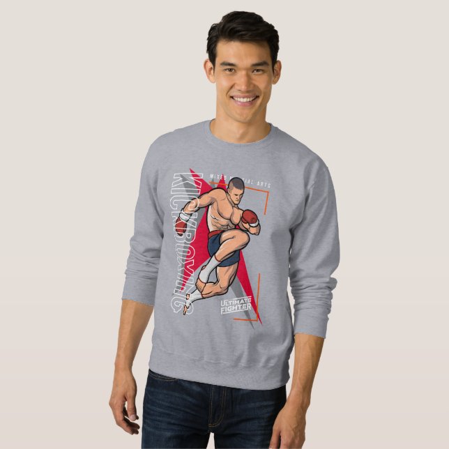 Sweatshirt Kickboxing | Hommes (Devant entier)