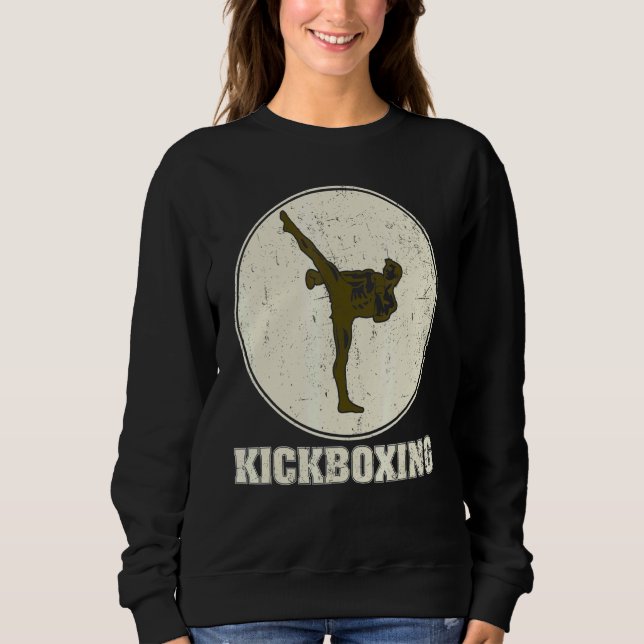 Sweatshirt Kickboxing Karate Taekwondo Martial Training Athle (Devant)