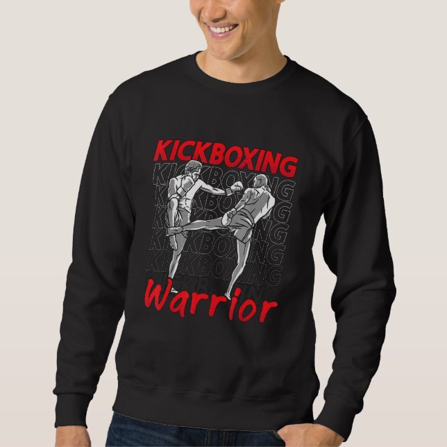 Sweatshirt Kickboxing Warrior Combat Sports Kickboxer Love Ki (Devant)