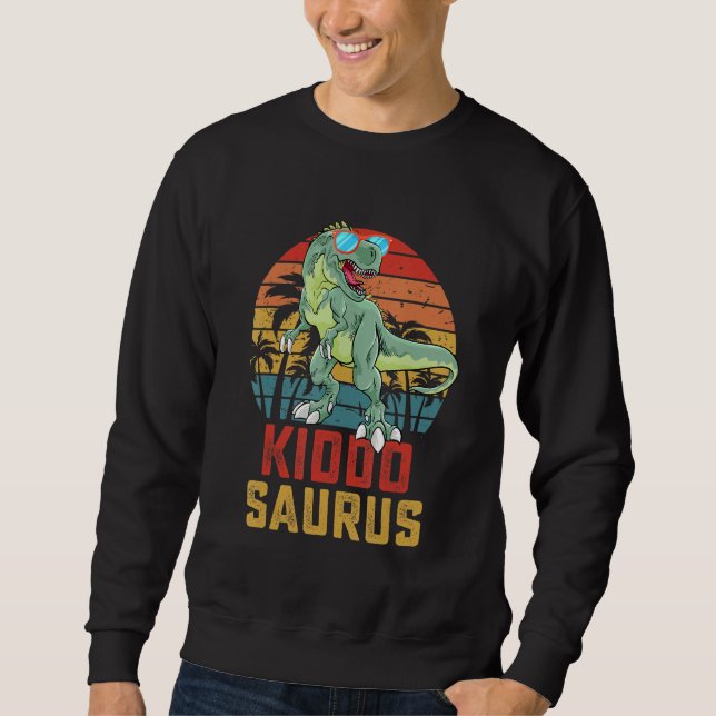 Sweatshirt Kiddosaurus T Rex Dinosaur Kiddo Saurus Famille Ma (Devant)