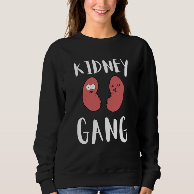 Sweatshirt Kidney Transplant Organ Recipient Survivor Recover (Devant)