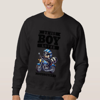 Sweatshirt Kids Biker Motorcycle équitation Miel Badger Boys
