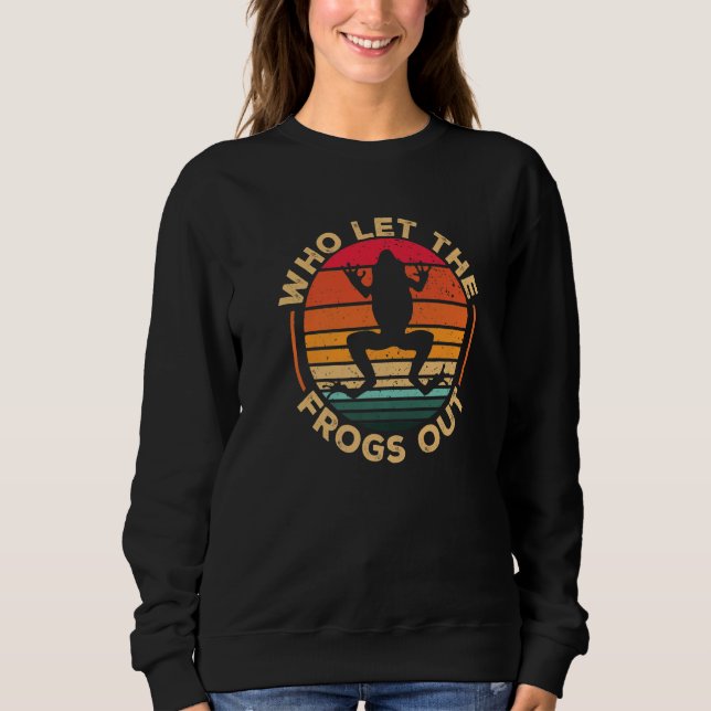 Sweatshirt Kids Crazy Frog   Who Let The Frogs Out (Devant)
