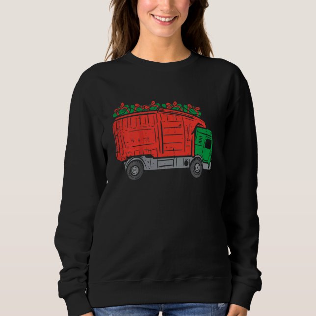 Sweatshirt Kids Garbage Truck Xmas Toddler Boys Christmas Kid (Devant)