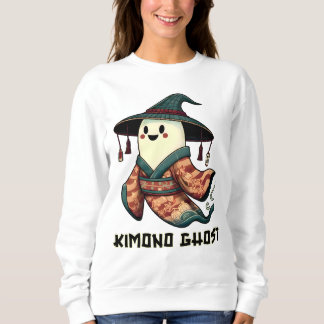 Sweatshirt Kimono fantôme - Trick ou régal - Happy halloween