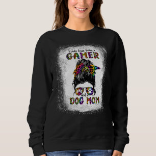 Sweatshirt Kinda Busy Etre Un Joueur Et Un Chien Maman Da De