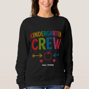 Sweatshirt Kinder Crew Funny Kindergarten Fun Retour À L'Écol