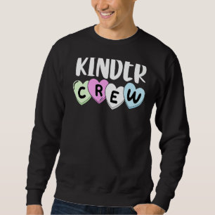 Sweatshirt Kinder Crew Kindergarten Enseignant 1er Jour De L'