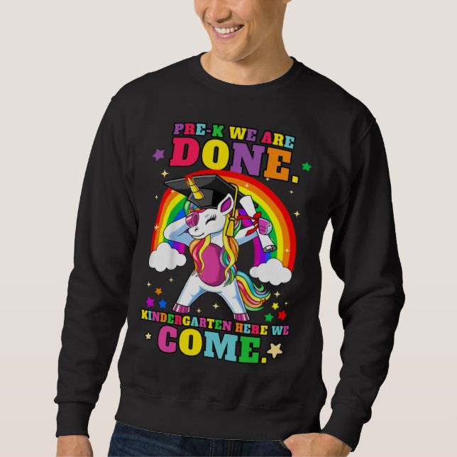 Sweatshirt Kindergarten Graduation Magical Unicorn   1 (Devant)