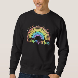 Sweatshirt Kindergarten Rainbow Girls Boys Kids Teacher Team